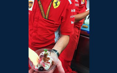 Bel Gelato thanks the Scuderia Ferrari